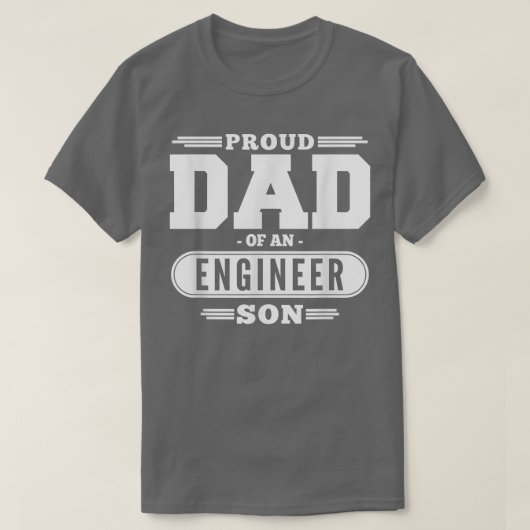 Proud Dad Engineer Son Industrial Electric Ohm Law T-shirt (Design voorkant)