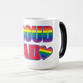 Proud Dad - Gay Pride Magische Mok (Voorkant rechts)