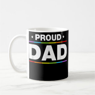 Proud Dad LGBT Funny Vaderdag Gay Pride Koffiemok