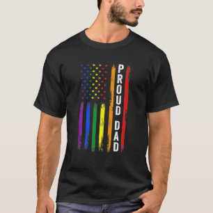 Proud Dad LGBT Pride Funny Gay T-shirt