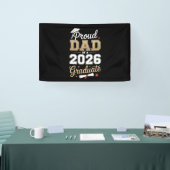 Proud Dad Of A 2026 Graduate Class Of Graduation Spandoek (Beurs)