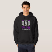Proud Dad of a Epilepsy Warrior Survivor Awareness Hoodie (Voorkant volledig)