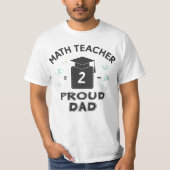 Proud Dad of a Math Professor T-shirt (Voorkant)