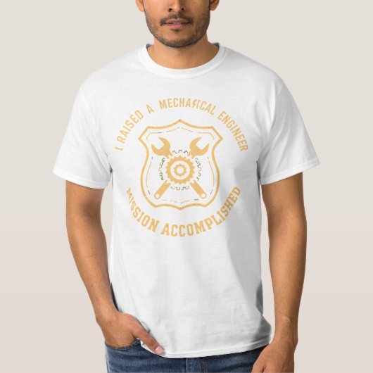 Proud Dad of a Mechanical Engineer T-shirt (Voorkant)