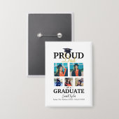 Proud dad of graduate 2025 button (Voorkant / Achterkant)