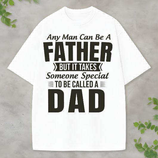 Proud Dad Typography Design – Family Love Graphic T-shirt