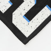 Proud Daddy Of A Ice Hockey Senior 2025 Graduation Fleece Deken (Hoek)