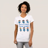 Proud Daisy Troop Leader Daisy Rows T-shirt (Voorkant volledig)