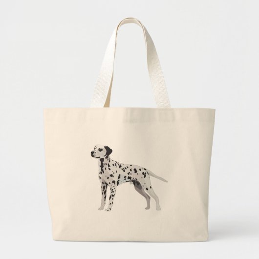 Proud Dalmatian Grote Tote Bag (Voorkant)