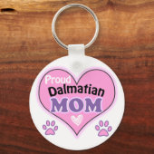 Proud Dalmatian Mam Sleutelhanger (Voorkant)