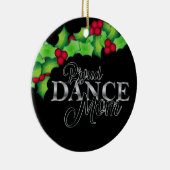 Proud Dance Mam Drill Team Kerstmis Keramisch Ornament (Rechts)