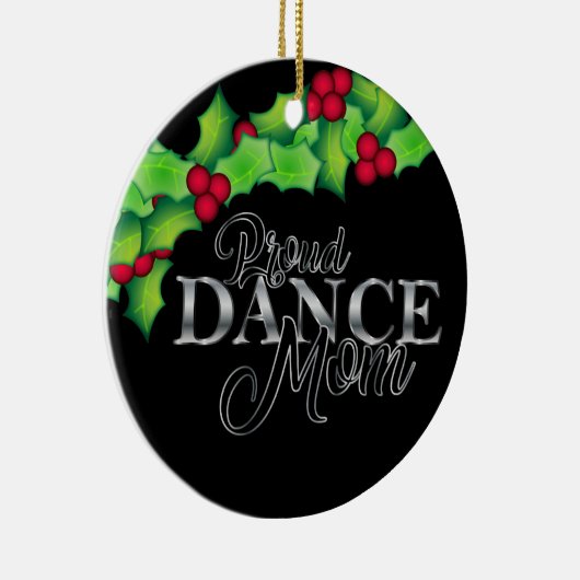 Proud Dance Mam Drill Team Kerstmis Keramisch Ornament (Rechts)