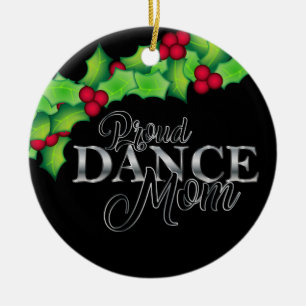 Proud Dance Mam Drill Team Kerstmis Keramisch Ornament
