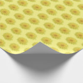 Proud Dandelion Flower - transparant. Cadeaupapier (Hoek)