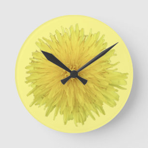 Proud Dandelion Flower - transparant. Ronde Klok