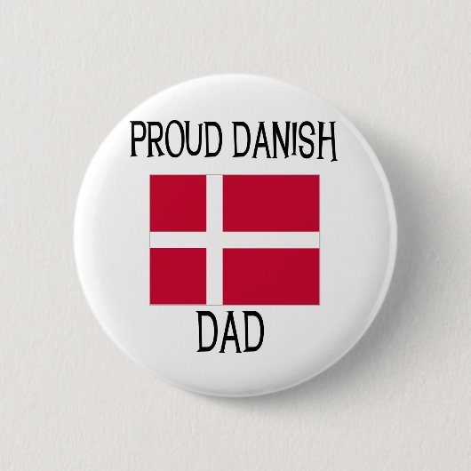 Proud Danish Dad Ronde Button 5,7 Cm (Voorkant)