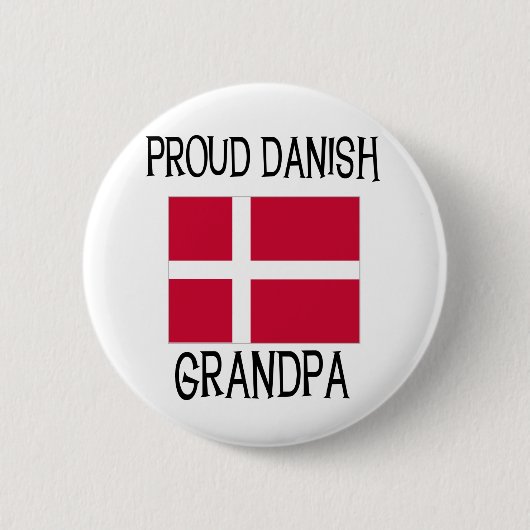 Proud Danish Grandpa Ronde Button 5,7 Cm (Voorkant)