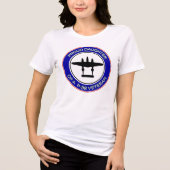 Proud Daughter of a P-38 Veteran Tri-Blend Shirt (Voorkant)