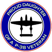 Proud Daughter of a P-38 Veteran Tri-Blend Shirt