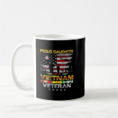 Proud Daughter of A Vietnam Veteran Flag Vietnam W Koffiemok (Links)