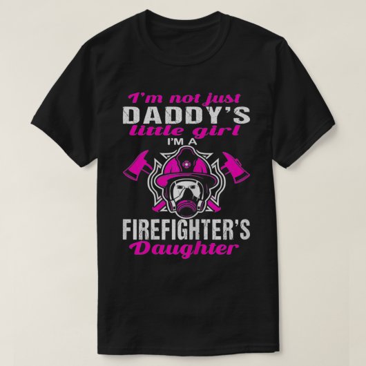 Proud Daughter of Firefighter Dad T-shirt Funny Fi (Design voorkant)