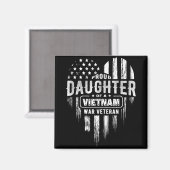 Proud Daughter Vietnam Vet Veteranendag Americ Magneet (Voorkant / Achterkant)