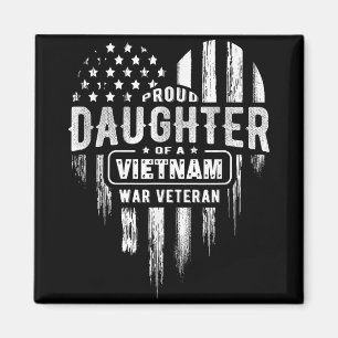 Proud Daughter Vietnam Vet Veteranendag Americ Magneet