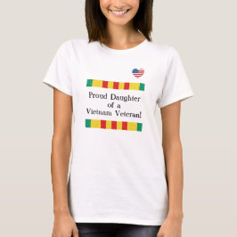 Proud Daughter Vietnam Veteran T-Shirt