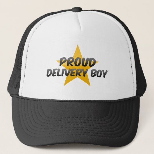 Proud Delivery Boy Trucker Pet (Voorkant)