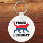 Proud Democat Sleutelhanger (Voorkant)