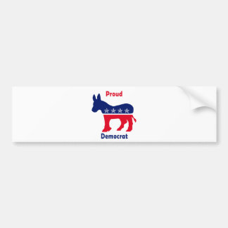 Proud Democraat Bumpersticker