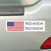 Proud Democraat Bumpersticker (Op auto)