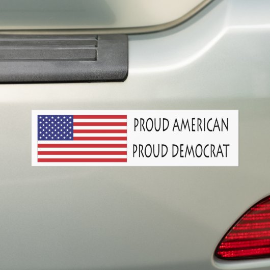 Proud Democraat Bumpersticker (Op auto)