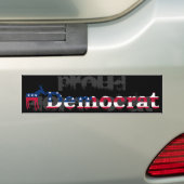 Proud Democraat Bumpersticker (Op auto)