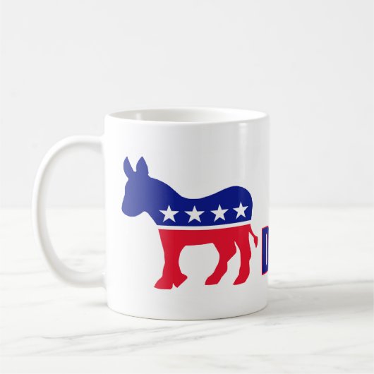 Proud Democraat Coffee Mok (Links)