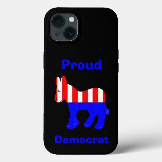 Proud Democraat Donkey Case-Mate iPhone Case (Achterkant)