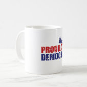 Proud-democraat Donkey heeft Tan versteld Koffiemok (Voorkant links)