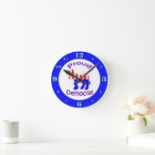 Proud Democraat Genummerd Ronde Klok (Huis)