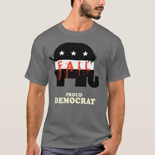 Proud Democraat T-shirt (Voorkant)