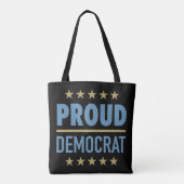 Proud Democraat Tote Bag (Achterkant)
