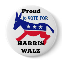 Proud-democratische Button