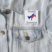 Proud-democratische Button (In situ)