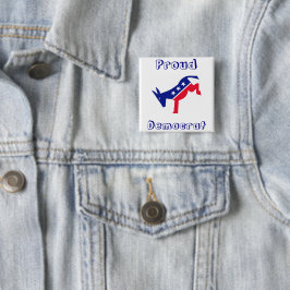Proud-democratische Button