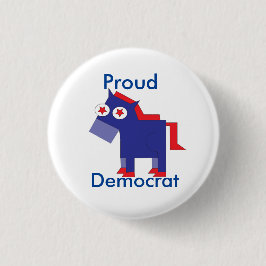 Proud-democratische Button