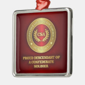 Proud Descendant Metalen Ornament (Links)