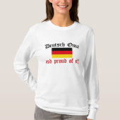 Proud Deutsch Oma T-shirt (Voorkant)