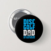Proud Disk Golf Dad Ronde Button 5,7 Cm (Voorkant /achterkant)