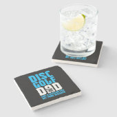Proud Disk Golf Dad Stenen Onderzetter (Zijkant)