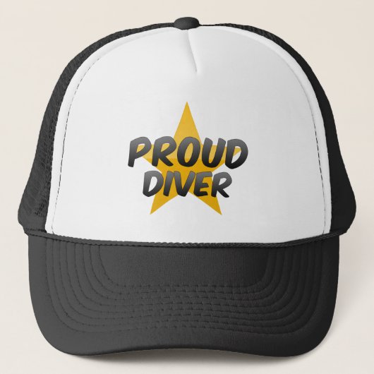 Proud Diver Trucker Pet (Voorkant)