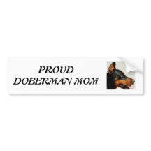 Proud Doberman mama